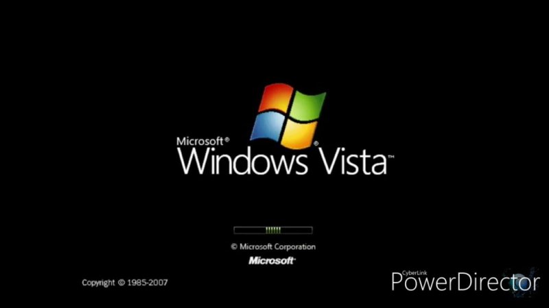 Windows Vista загрузочный экран