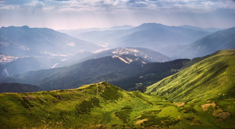 Красная Поляна горы летом