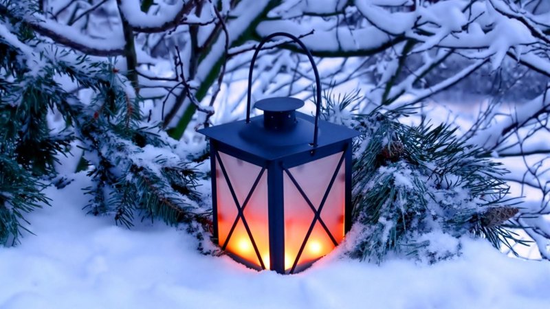 Зимний фонарь