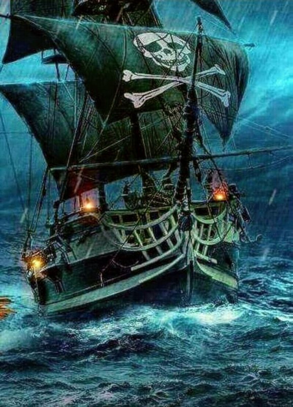 Фрегат черная Жемчужина корабль