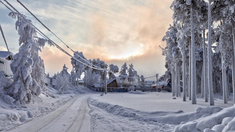 Ханты-Мансийск зима
