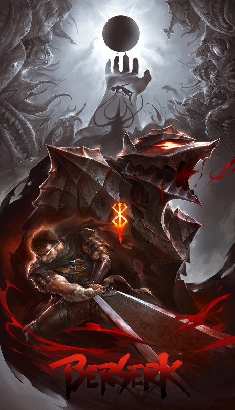 Гатс Берсерк арт