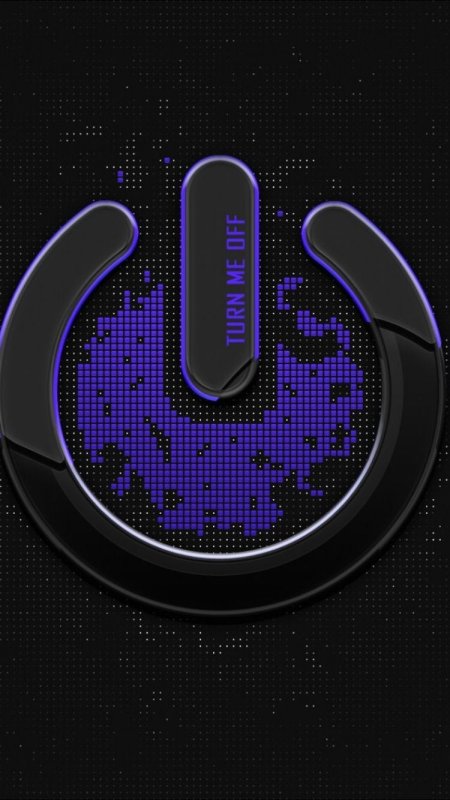 Заставка на выключение телефона