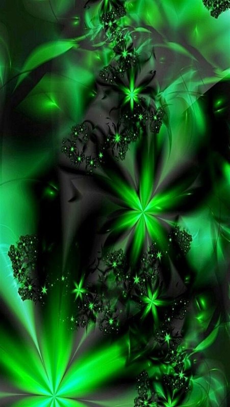 Черно зеленый