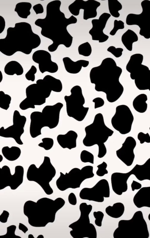 Принт пятна коровы