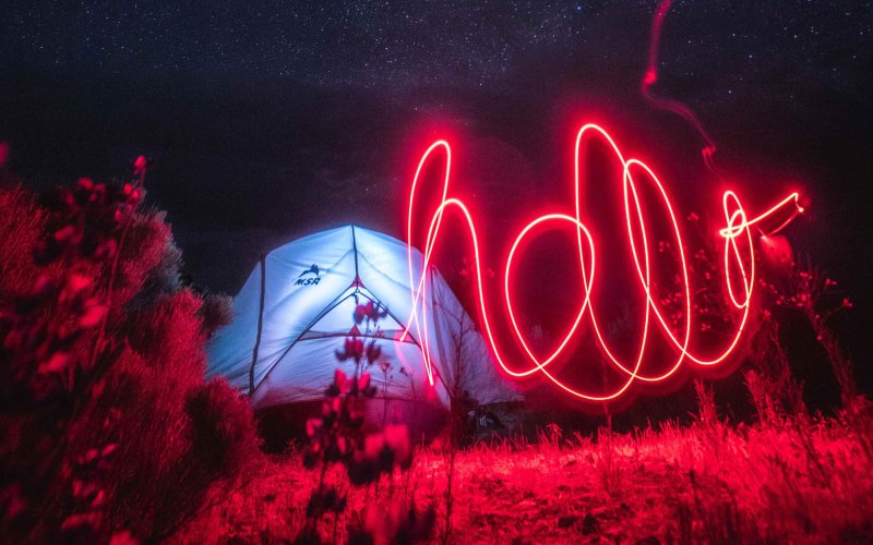 Неоновые обои на рабочий стол