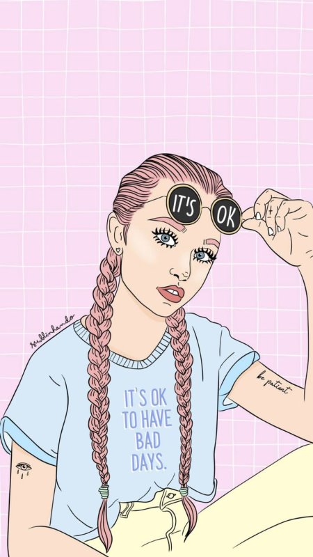 Классные рисунки девушек