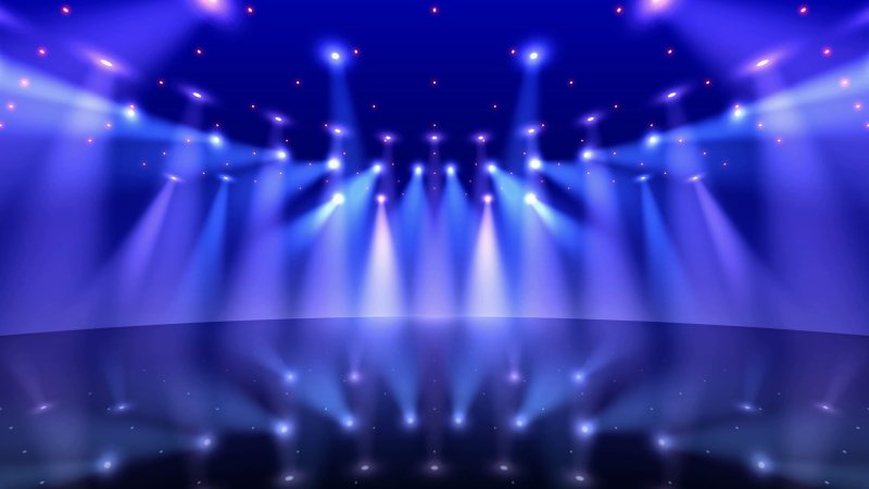 Красивый свет на сцене