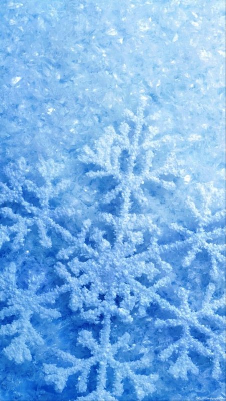 Фон снежинки