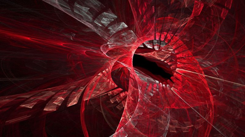 Красная абстракция