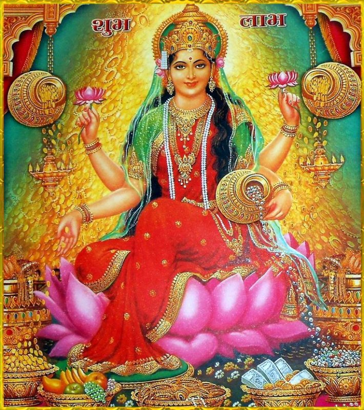 Индийская богиня Лакшми