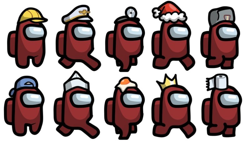 Амонг АС герои в хорошем качестве