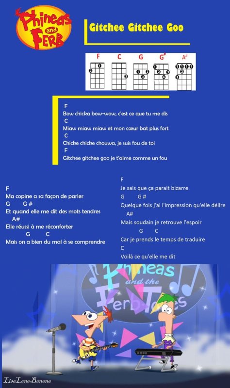 Финес и Ферб на укулеле