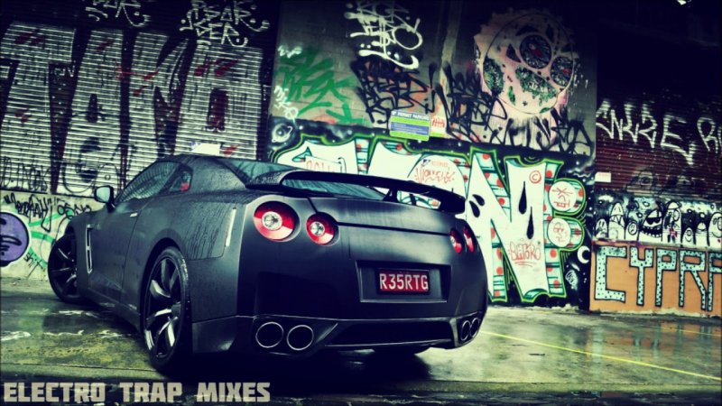 Nissan Skyline GTR r35 киберпанк