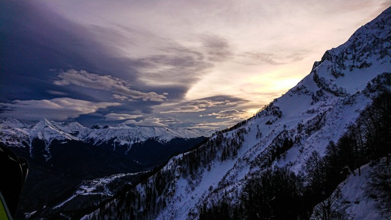 Сочи роза Хутор зима