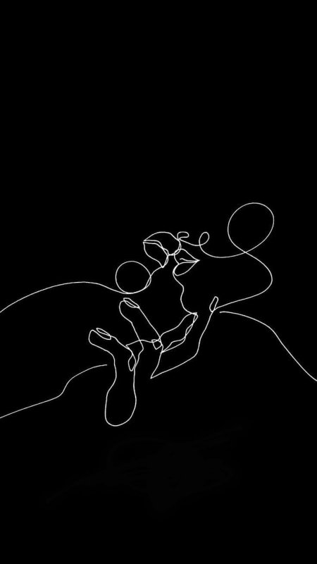 Рисунки на черном фоне