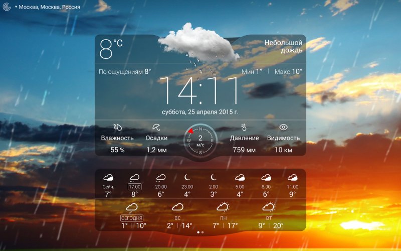 Виджеты на рабочий стол