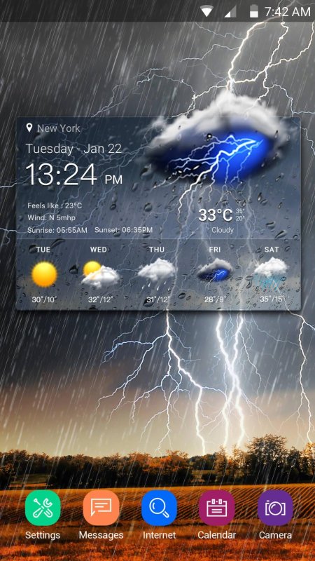 Погодный Виджет