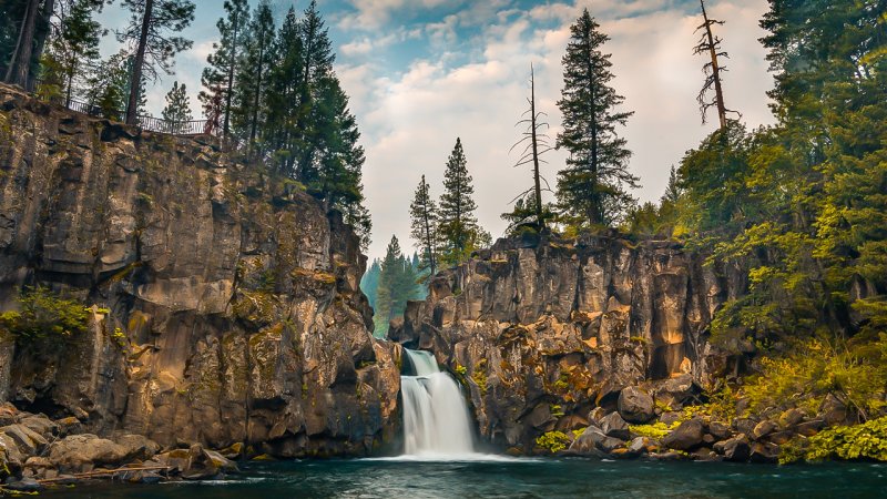 Водопад Кивач в Карелии