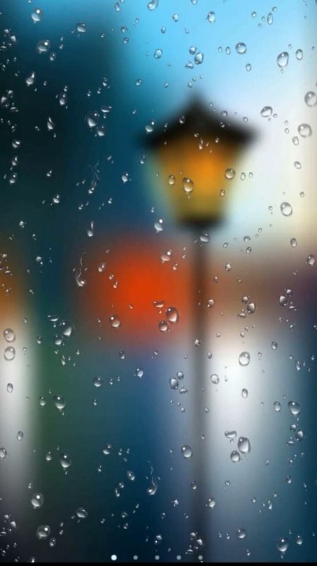 Капли дождя