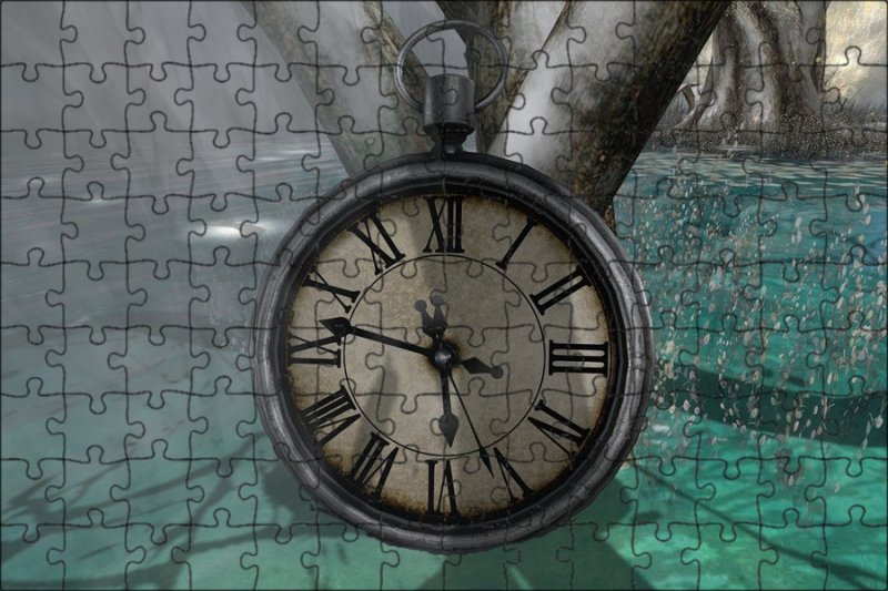 Часы под водой