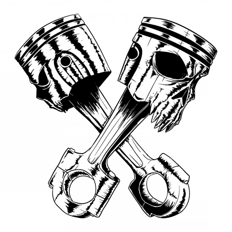 Тату поршень