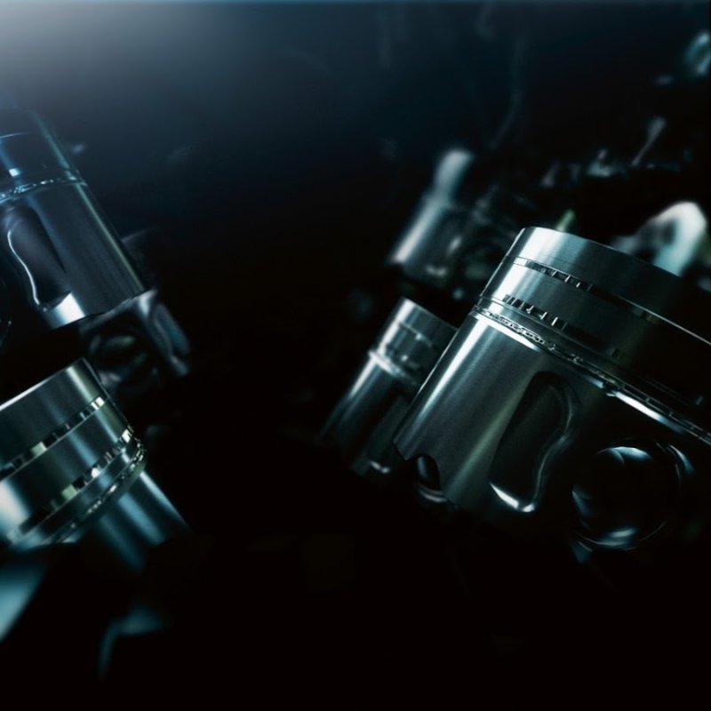 Поршни двигателя фон