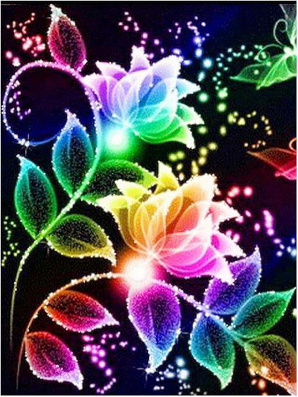 Красивые Неоновые цветы