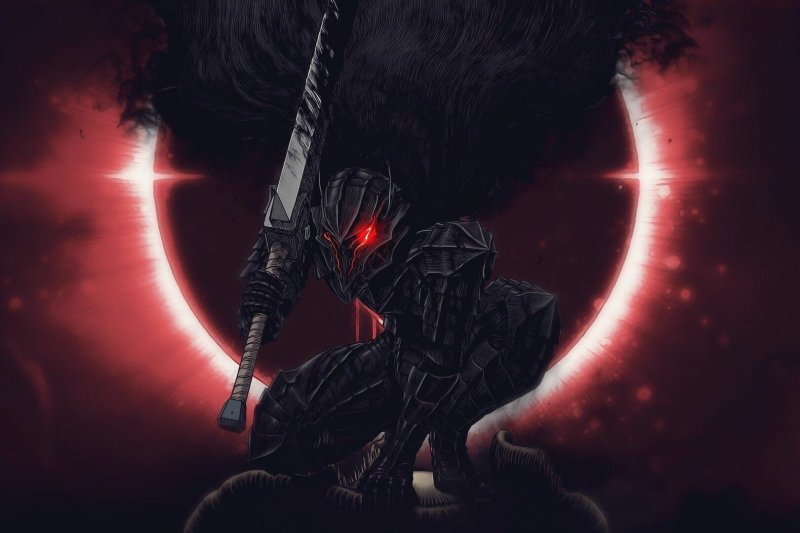 Гатс Берсерк арт