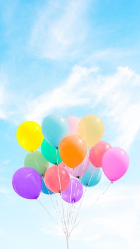 Фон шарики воздушные