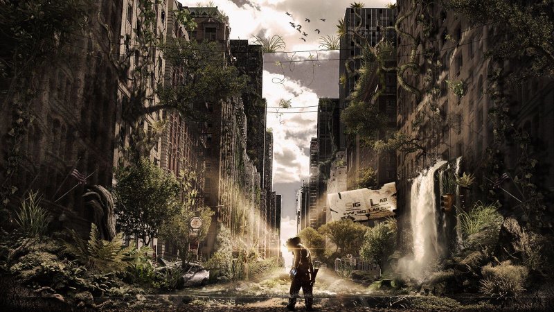 Постапокалипсис пейзаж