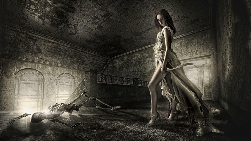 Мрачная фотосессия