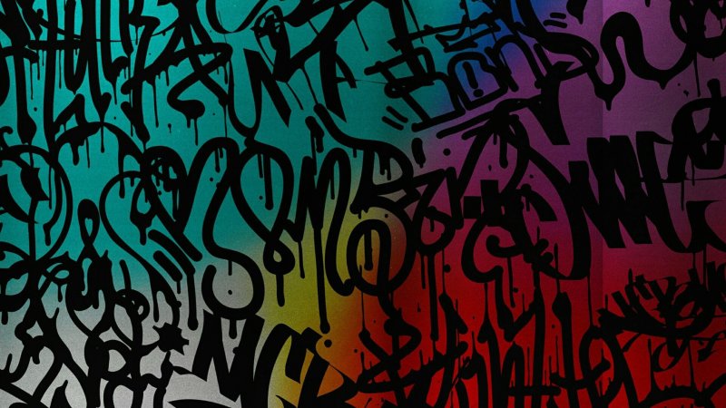 Красивый фон граффити