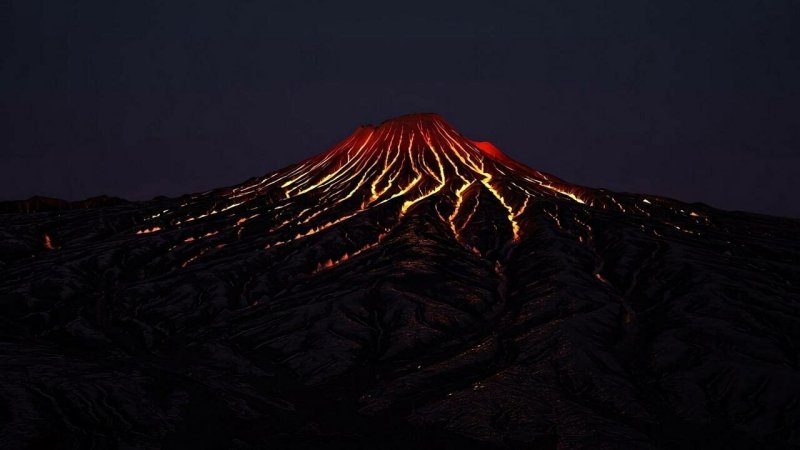 Вулкан Везувий Фудзияма