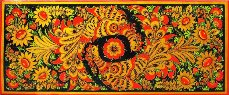 Хохломская роспись Кудрина