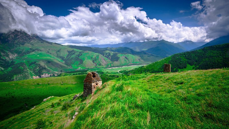 Горы Чечни и Дагестана