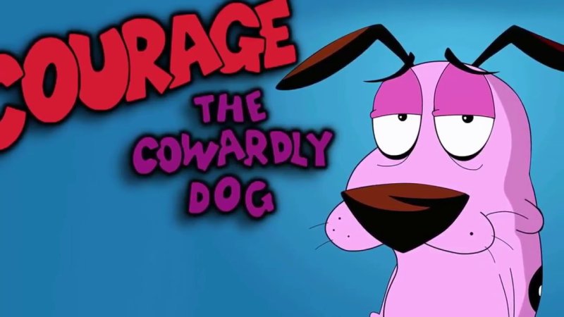 Кураж трусливый пёс Китти