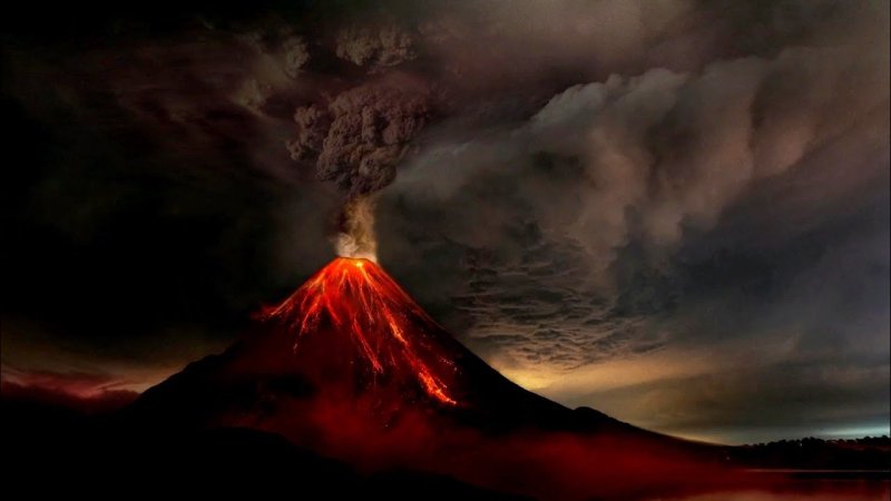 Извержение вулкана Шивелуч