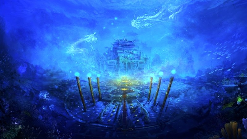 Храм Посейдона в Атлантиде