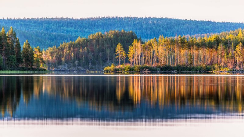 Озеро великое Карелия