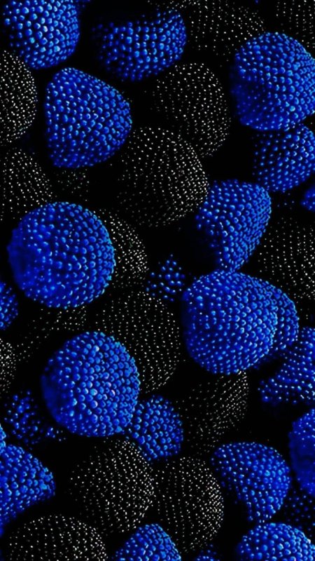 Синие обои на телефон