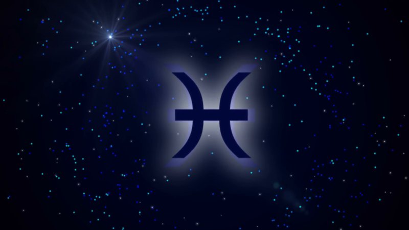 Изображение знака зодиака рыбы