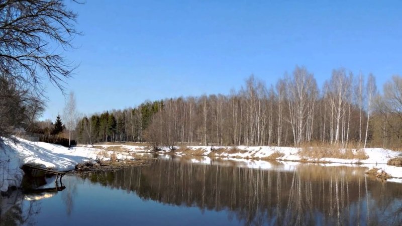 Природа Весна март