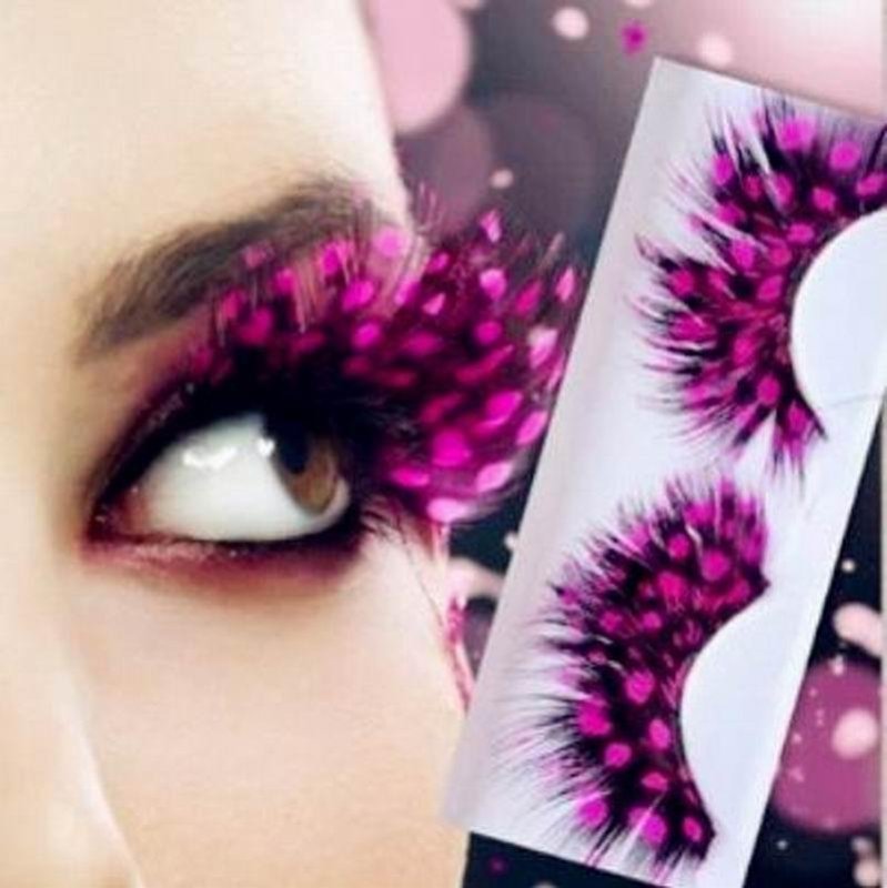 Разноцветные накладные ресницы