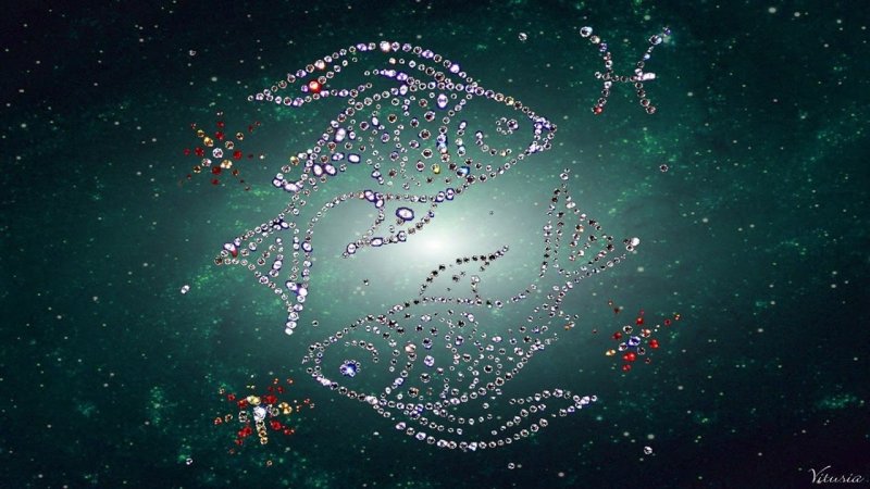 Обои на телефон знак зодиака рыбы