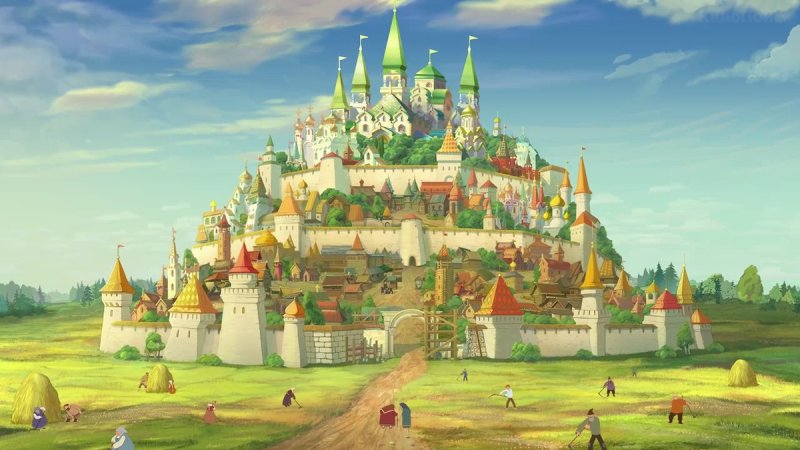 Киевская Русь город Киев три богатыря