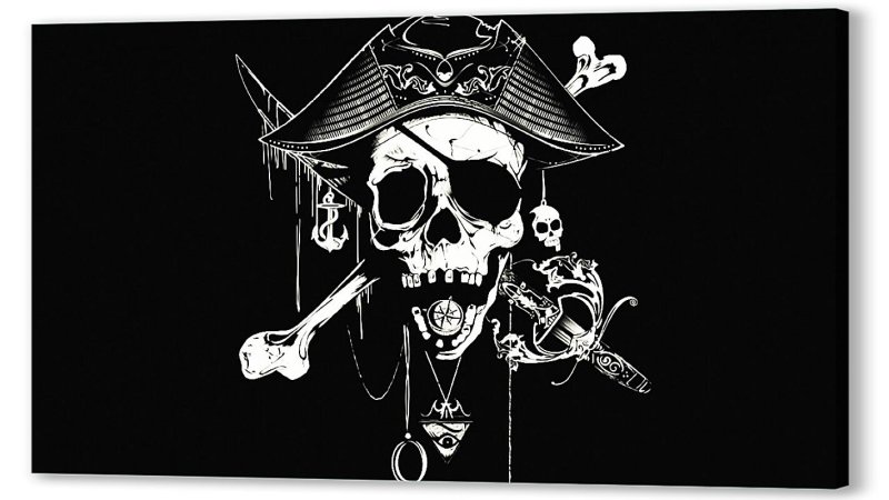 Веселый Роджер пираты Карибского моря