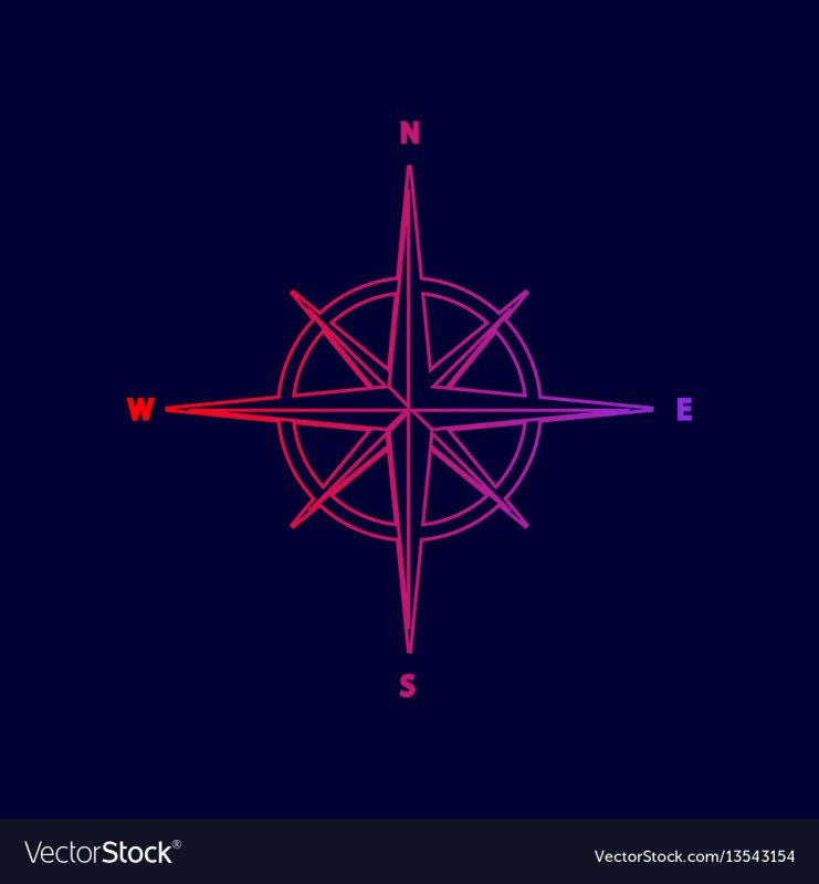 Звезда роза ветров