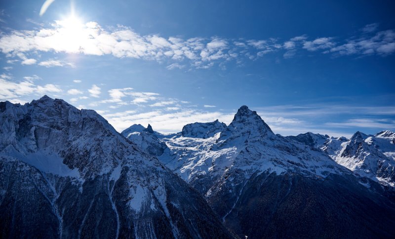 Горы Домбай фото