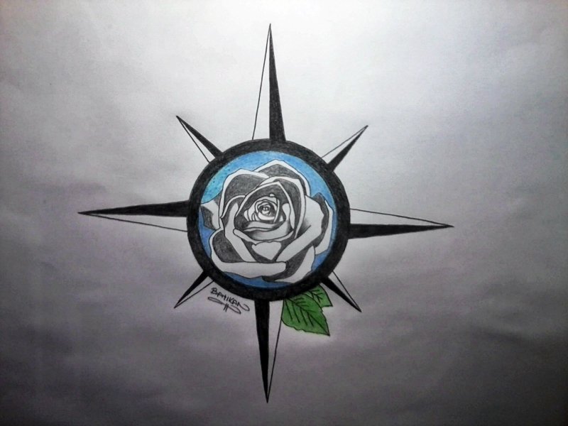 Звезда роза ветров